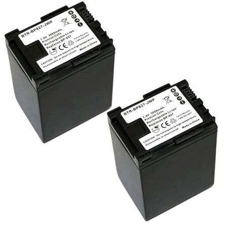 Replacement for Canon XA10 Battery (2-Pack 3000mAh)