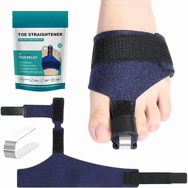 wonima11 Hammer Toe Straightener, Toe Splint for Broken toe, Hammer Toe Corrector for Women, Curled toe, Claw Toe, Bent Toe, Crooked Toe, Mallet Toe, Toe Brace for Second Toe to Pinky Toe Support