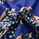 thumbnail image 3 of Qarigey Hombres Mujeres Camisa de playa hawaiana Casual Abotonado Manga corta Dragón simple Transpirable Estilo étnico Camiseta diaria Camisetas Azul METRO, 3 of 6
