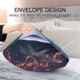 thumbnail image 4 of Yayeee Pillowcase Queen Size Set of 2 Satin Wrinkle Resistant Pillow Case, Glowing Jellyfish, 4 of 7