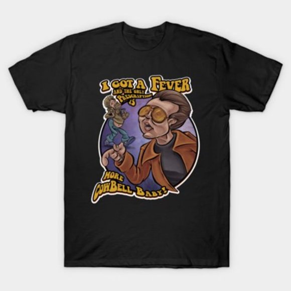 More Cowbell Baby Funny Saturday Comedy Sketch Music Humor Unisex T-Shirt, sizes up to 3XL