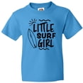 thumbnail image 3 of Inktastic Little Surf Girl with Surfboard Youth T-Shirt, 3 of 5