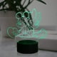 thumbnail image 1 of Luz nocturna para niños de dibujos animados en 3D, control remoto táctil, recuerdo de lámpara de noche para bebé, 1 of 2