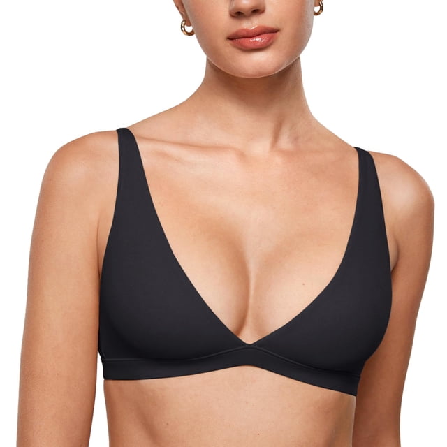 Bralette INLYRIC Inbarely Soft Escote Profundo Sin Aros Negro XXL