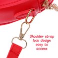 thumbnail image 4 of 1pc Bolso de hombro con forma de fresa Monedero Bolso de niña Bolso bandolera, 4 of 5