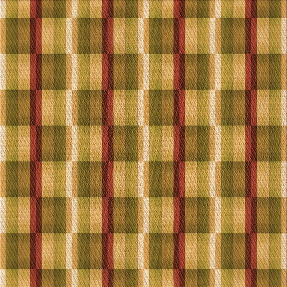 Ahgly Company Indoor Square Patterned Mahogany Brown Area Rugs, 7' Square
