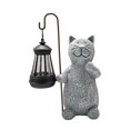 thumbnail image 4 of Estatua de luz Solar de gato, lámpara de Animal, gato con luces solares, escultura encantadora, figura de gato para césped, regalos de inauguración de, 4 of 8