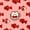 Pink Red, variant on Manfei Cute Bowknot Cat Twin Quilt Set, Cartoon Fish Twin Coverlet Set, Pink Red, 2-Piece, 1 Bedspread and 1 Pillowcase