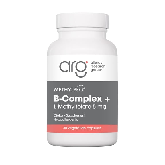 MethylPro B Complex L-Methylfolate 5 mg - Bioavailable Methylated Vitamin Blend - Supports Energy and Stress - Vegetarian & Hypoallergenic - 30 Servings - 30 Capsules
