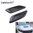 thumbnail image 2 of 2Pcs/Set  Car Hood Bonnet Vents Air Intake Scoop Flow Intake Front Engine Cover ABS Black Carbon Fiber Self-Adhesive, 2 of 5