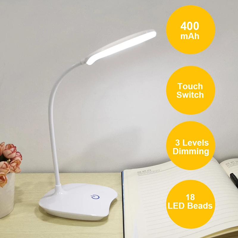 LED Desk Lamp Daylight EyeCaring Reading Table Lamp Dimmable Office