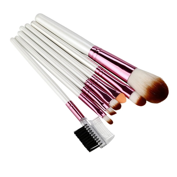 Pestañas Postizas Racimos Pestañas Postizas Naturales Blackest Black Maybelline 7 Uds. Brocha de maquillaje de madera, brocha para sombra de ojos, herramienta para mezclar cosméticos