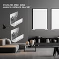 thumbnail image 4 of Rannb Soporte de sujeción para suspensión de pared de acero inoxidable para exhibición de azulejos de cerámica, paquete de 6, 4 of 5