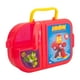 thumbnail image 3 of Contenedor Lunch Box Plástico, Diseño Iron Friends Marvel, 3 Divisiones con Cierre de Clip, Libre de BPA, Color Rojo, 3 of 4