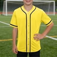 thumbnail image 2 of SROBPTY Teen Boys Summer Short Sleeve Tops Solid Fashion Lightweight V Neck Tee Shirts for Outdoor Use 3-15 Years, 2 of 5