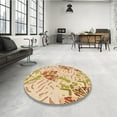 thumbnail image 4 of Ahgly Company Tapis d'Intérieur Lavables en Machine, Rectangle, Zone de Transition Orange, 2' x 4', 4 of 7