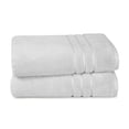 thumbnail image 5 of Everyday Home by Trident Eco Twist 2 Piece Bath Towel Set, Cotton and Viscose from Bamboo towel, Plush, Absorbent, Bathroom Towels, Silver, 5 of 10