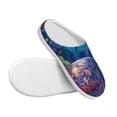 thumbnail image 3 of Lsque Underwater Turtle Dolphin Octopus Pattern Womens Comfort Cotton on Scuff With Memory Foam and Anti-skid Sole Slipper-35/36, 3 of 7