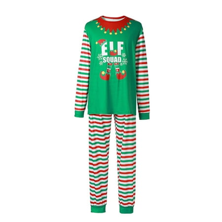 

Liliz Christmas Family Matching Xmas 2PCS Pajama Set Xmas Printed Christmas Nightwear