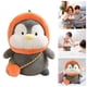 thumbnail image 2 of Peluche De Pingüino. Muñeco. Peluche Para Abrazar Y Jugar. Corbata Con Sombrero Y Cartera. Pingüino (Mochila De Calabaza)., 2 of 7