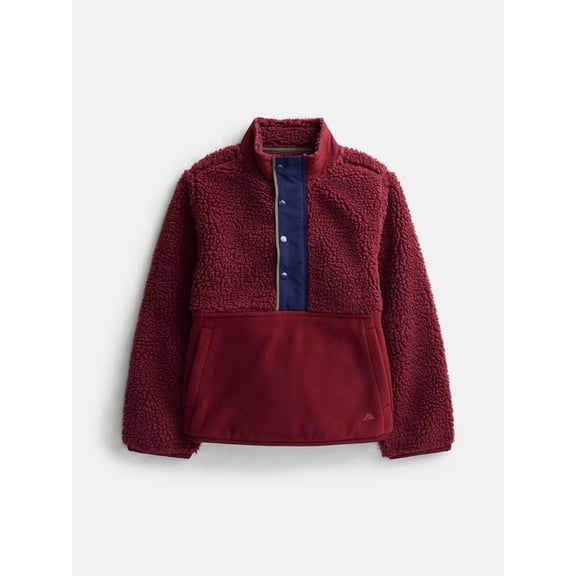 Ozark Trail Boy's High Pile Fleece Jacket, Sizes 4-18 & Husky