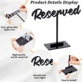 8 Packs Acrylic Reserved Table Sign Black Wedding Reserved Seating