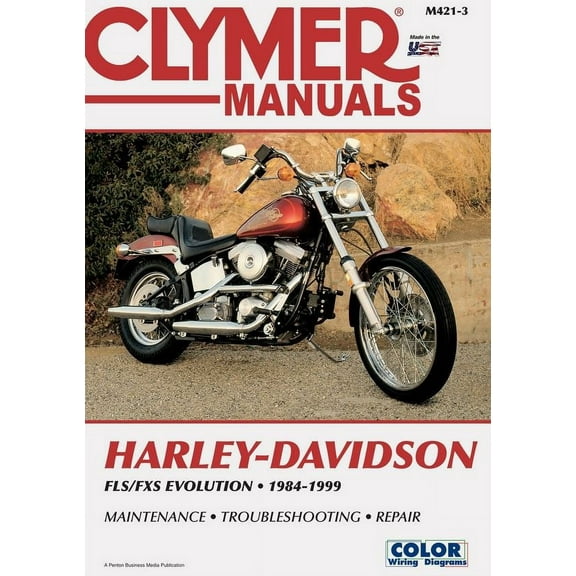 Harley-Davidson FLS-FXS Evolution, Evo Softail, Fat Boy (1984-1999) Service Repair Manual ^