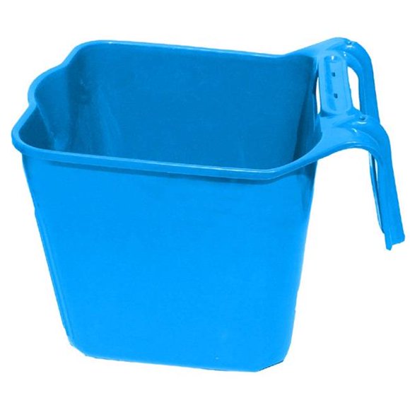 Tuff Stuff Products SQHBL 14 qt. Crochet de Clôture Carré Seau, Bleu