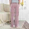 thumbnail image 3 of Grblisyd Pajama Pants Boys and Girls 2025 Lounge Plus Size Plaid Lounge Pants Comfy Christmas Pajama Pants Elastic Waist Sleep Pajama Bottoms With 2 Pockets Pink 100, 3 of 4