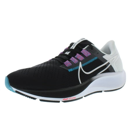 Nike Mens Air Zoom Pegasus 38 Blk/W/Chlrn BL/Mt Slvr CW7356-003 Shoes Sz 8