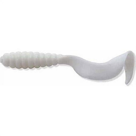 Mister Twister Meany 3" Soft Plastic Grub, White