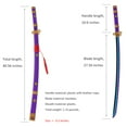 thumbnail image 3 of 41 inches Roronoa Zoro Sword Set with Belt and Holder, Wado Ichimonji & Kitetsu & Yama Enma, 3 of 5