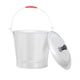thumbnail image 4 of Accesorios de aluminio para Sauna doméstica, cubo con asa, tapa, cubo resistente Capacidad 13L, 4 of 8