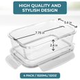 thumbnail image 2 of Juego de contenedores de almacenamiento de alimentos Razab HomeGoods 1.5 L (52 oz) x 2, 2 of 7