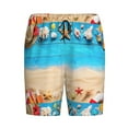 thumbnail image 4 of Wukai Boards and Beach Men’s Short Pajama Pants With Pockets Soft Sleep Pj Shorts for Men-X-Large, 4 of 6