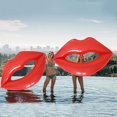 thumbnail image 6 of Red Lips Inflatable Float for Water Fun and Pool Parties, 6 of 6