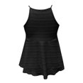 thumbnail image 4 of Sngxgn Women's Lace Tank Tops Y2k Camisole Tops Lace Crop Tops Ribbed Knitted Tank Tops(Black,M), 4 of 4