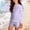 Purple, variant on ITSAME Girls Rash Guard Swimwear, Crewneck Top and Boyshorts Quick-Dry Beach Swimwear 2-Piece Purple Size 16