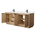 thumbnail image 4 of Wyndham Collection Wcf282880d-Vca-Unsmxx Maroni 80" Free Standing Double Basin Vanity Set, 4 of 7