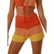thumbnail image 1 of Txlixc, pantalones cortos de punto salvaje para mujer, pantalones cortos de cintura alta elástica, pantalones cortos casuales de verano Txlixc Sexy, 1 of 5