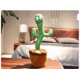 thumbnail image 4 of Gran oferta, divertida muñeca que se retuerce, juego que habla, juguete de peluche para cantar, juguete Musical para grabar, Cactus eléctrico para bailar oso de fresa Juguete, 4 of 6
