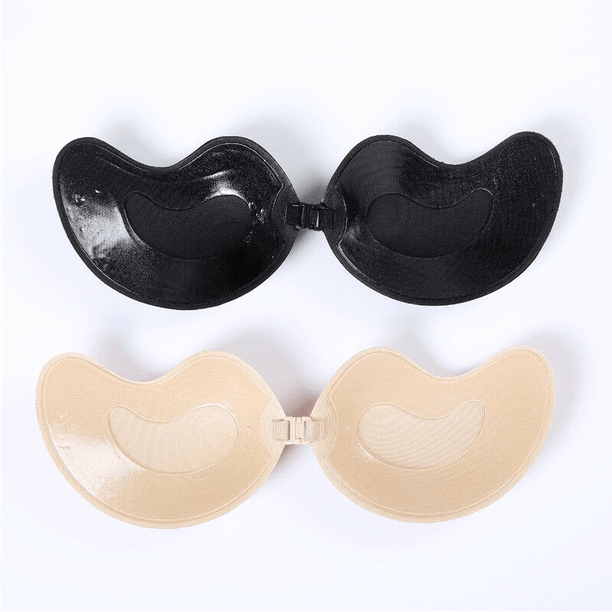 Adhesive Bra for Women Push Up, Premium Silicone Bra Tape Breast Lift  Pasties Sticky Bra M/L/XL Cup 