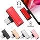 thumbnail image 1 of onlyliua Liquidación de Rebajas de Hoy Cable de Audio Usb C Cargador 2 En 1 Adaptador Auriculares Auxiliares Tipo C a Tipo C, 1 of 4