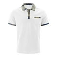 thumbnail image 2 of Zunfeo Polo Shirts for Men Graphic Short Sleeve Collared Shirt Casual Workout Summer T Shirts New Arrivals White 12, 2 of 5