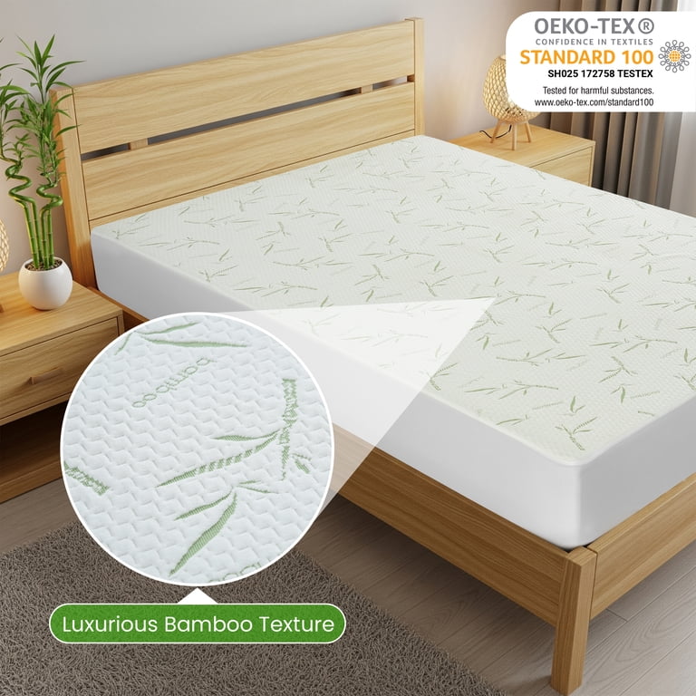 Lux Decor Collection Full Mattress Protector, Bamboo Rayon photo 6
