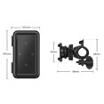 thumbnail image 2 of NIAIZEK Black Adjustable Bike Phone Holder with Silicone ABS Material for Motorbike Handlebar, 2 of 6