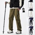 thumbnail image 2 of Tumotour Outdoor Hiking Pants For Men Baggy Cargo High Waist Wide Leg Pants Trendy Casual Parachute Pant Loose Fit Harem Joggers With Pockets, 2 of 9