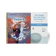 Google Home Mini (Aqua) & Frozen II Book Bundle ($5 value)