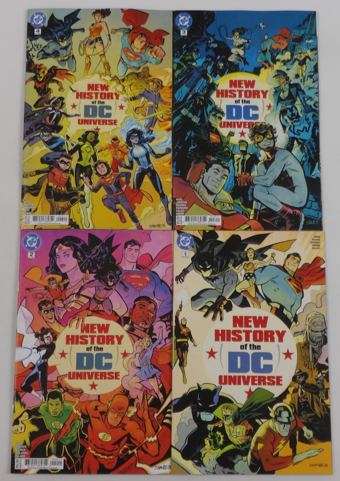 New History of the DC Universe #1-4 VF/NM complete series Mark Waid 1st ...