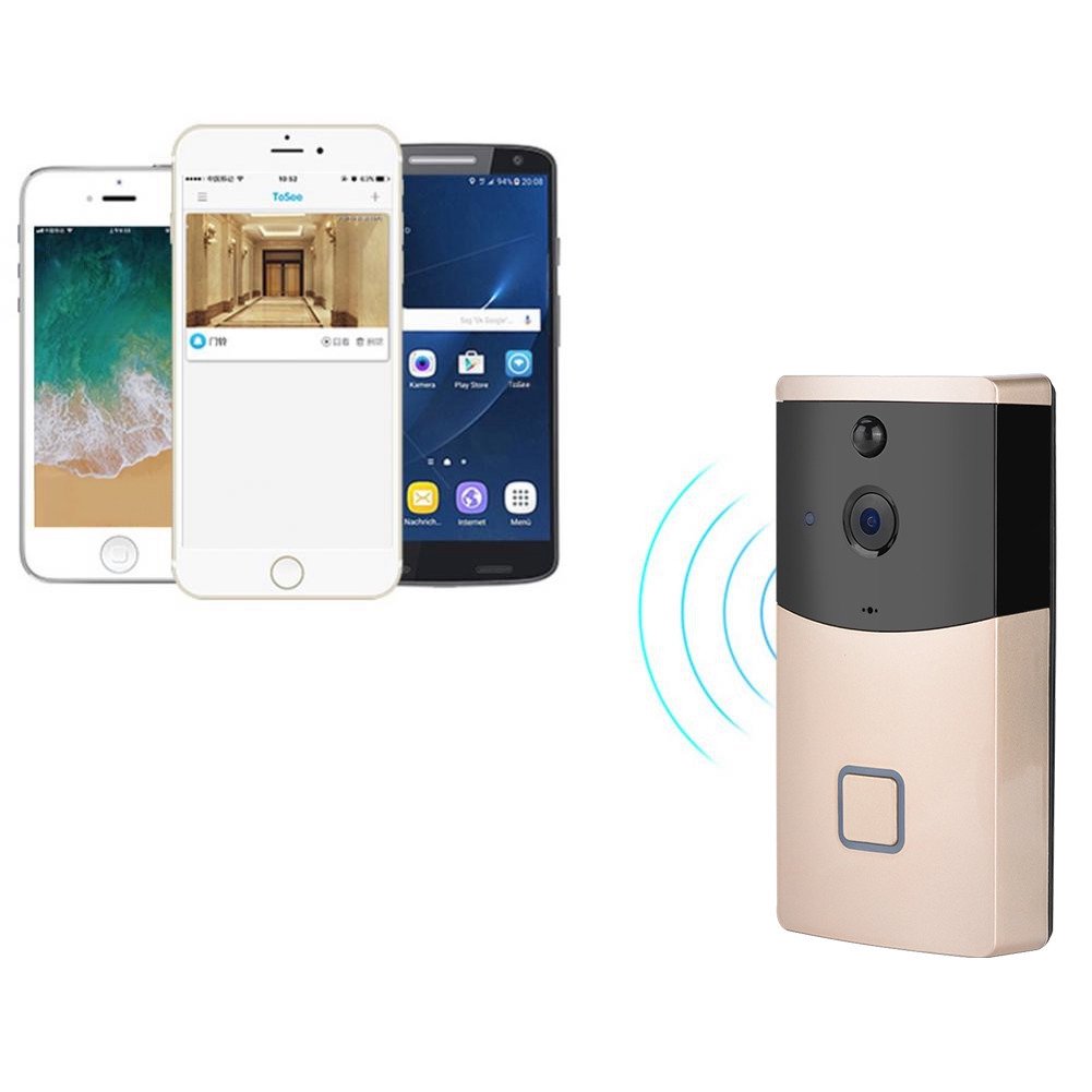Yosoo Smart Wifi Video Doorbell Visual Camera Intercom Remote